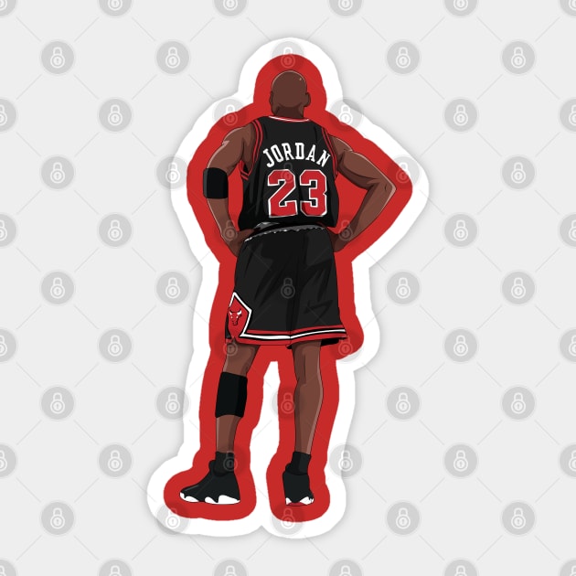 Michael Jordan Sticker by xavierjfong